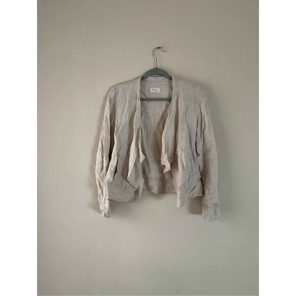 Lou and grey linen open‎ drape cardigan size small
